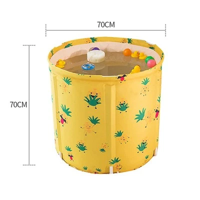 Seau de bain pliable